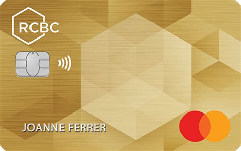 RCBC Gold Mastercard .